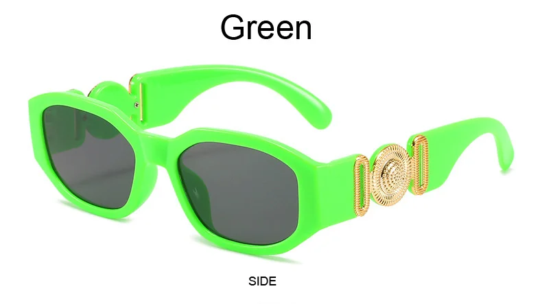 Vintage Polygon Sunglasses Woman Fashion Brand Small Frame Sun Glasses Female Personality Candy Colors Retro Designer Shades