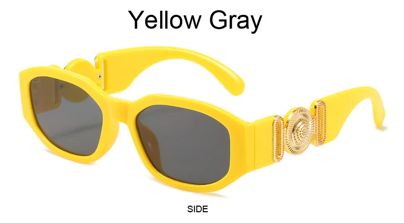Vintage Polygon Sunglasses Woman Fashion Brand Small Frame Sun Glasses Female Personality Candy Colors Retro Designer Shades