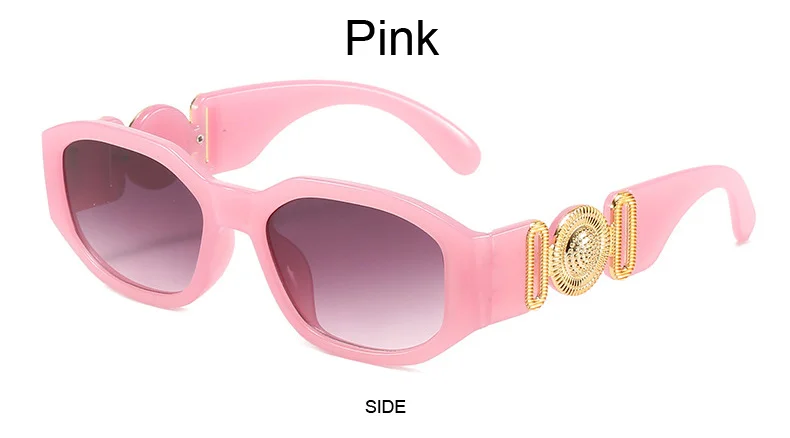 Vintage Polygon Sunglasses Woman Fashion Brand Small Frame Sun Glasses Female Personality Candy Colors Retro Designer Shades
