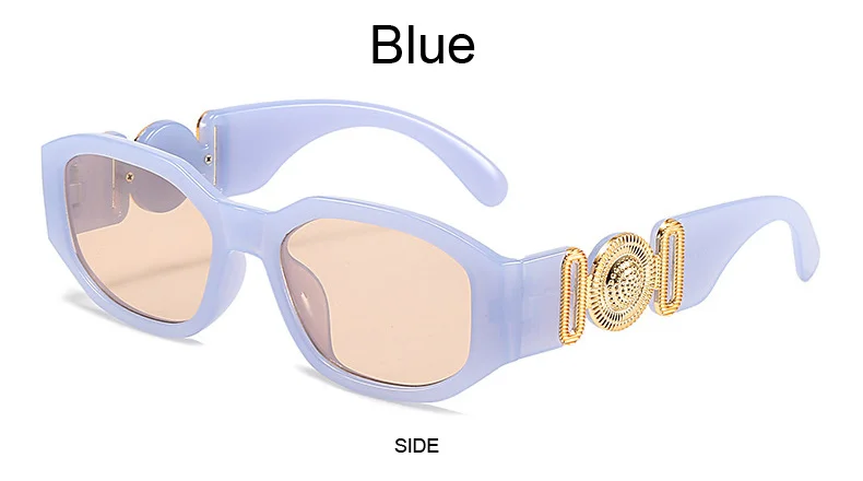 Vintage Polygon Sunglasses Woman Fashion Brand Small Frame Sun Glasses Female Personality Candy Colors Retro Designer Shades