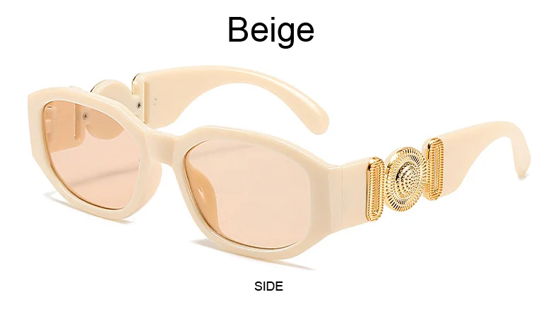 Vintage Polygon Sunglasses Woman Fashion Brand Small Frame Sun Glasses Female Personality Candy Colors Retro Designer Shades