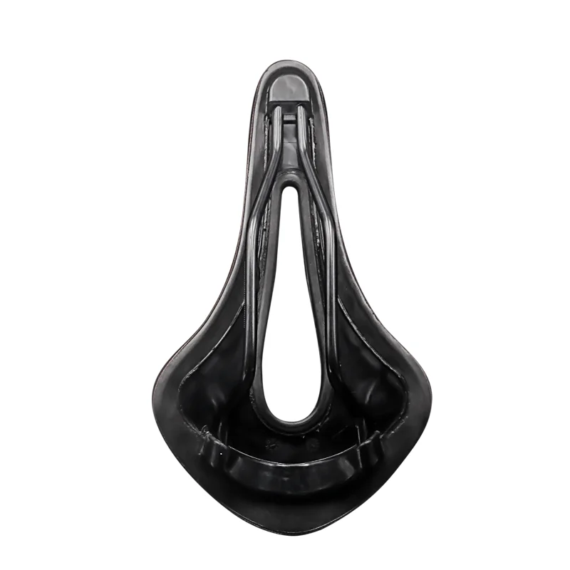 Bicycle Saddle Breathable Hollow Design PU Leather Soft Comfortable Seat MTB Mountain Road Bike One-Piece Cushion Cycling Parts