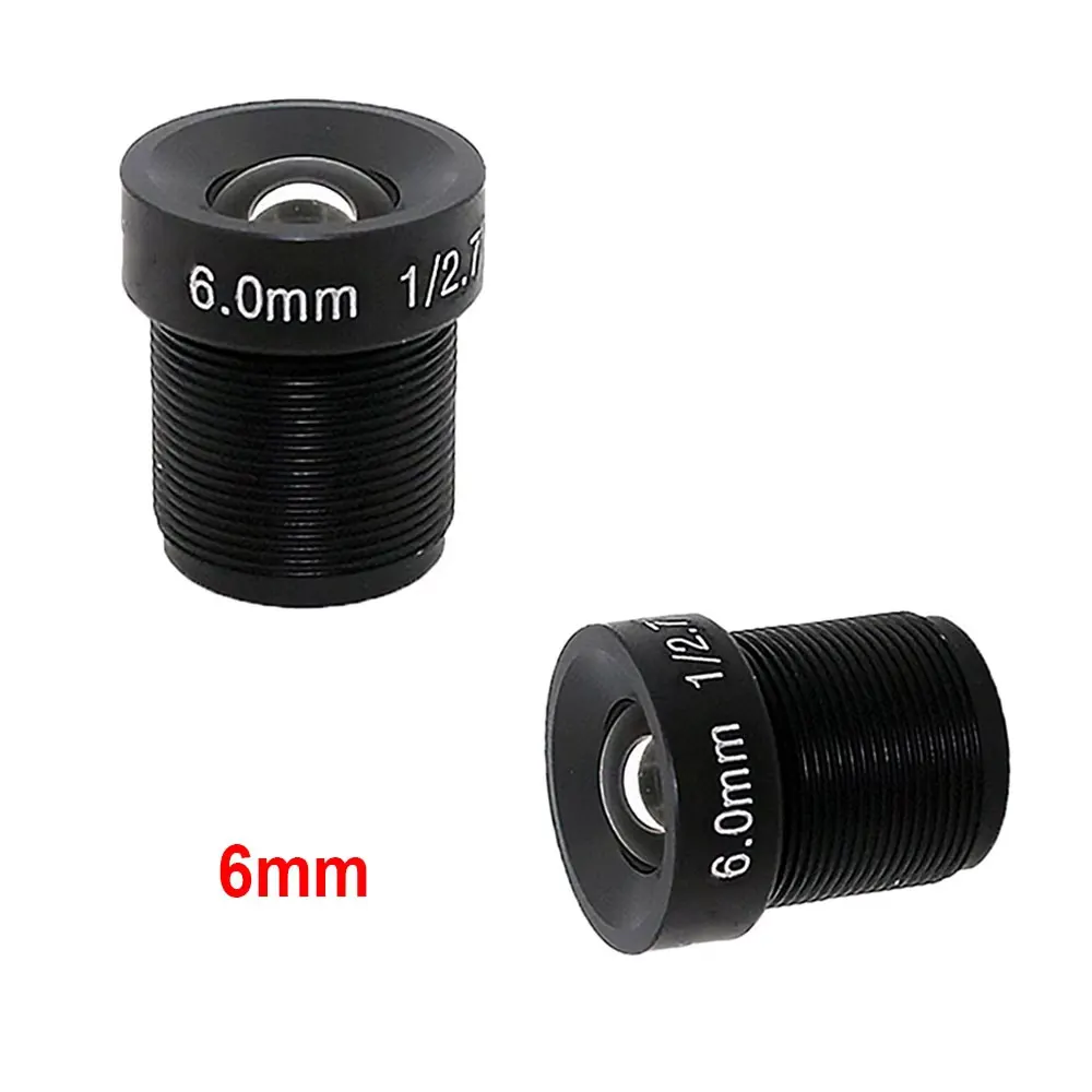 HD CCTV LENS 1080P 2.8/3.6/6mm Security Camera Lens M12 2MP Aperture F1.8, 1/2.5" Image Format Surveillance Camera Lens