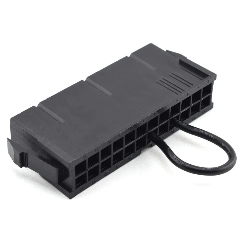 ATX Power Supply 24Pin Jumper Bridge Tool PSU Test Starter Power Reset Without No Need Plug into the Motherboard