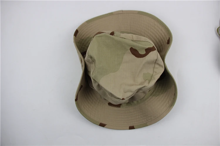 Camouflage Tactical Boonie Hats Camping Climbing Bucket Sniper Hat Men Outdoor Fishing Hiking Cap Sun Protective Boonie Caps