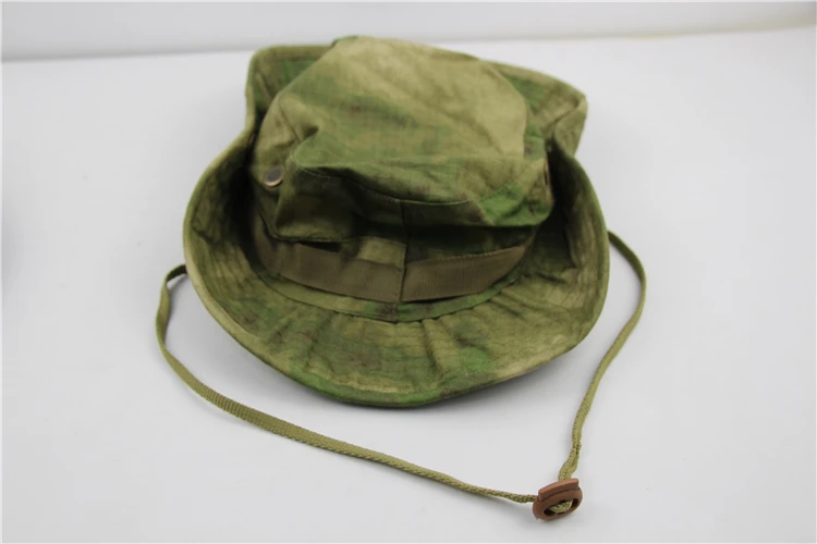 Camouflage Tactical Boonie Hats Camping Climbing Bucket Sniper Hat Men Outdoor Fishing Hiking Cap Sun Protective Boonie Caps
