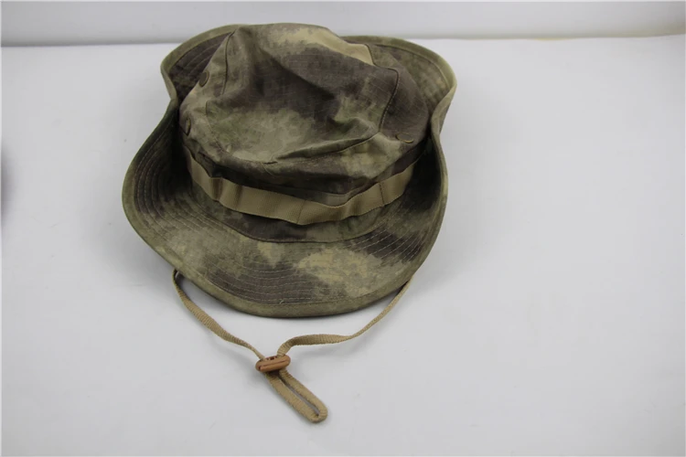 Camouflage Tactical Boonie Hats Camping Climbing Bucket Sniper Hat Men Outdoor Fishing Hiking Cap Sun Protective Boonie Caps