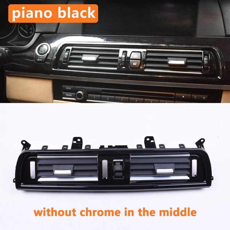 LHD RHD Front Central Left Right Rear AC Conditioner Chromed Air Vent Grille Outlet Panel For BMW 5 Series F10 F11 2010-2017