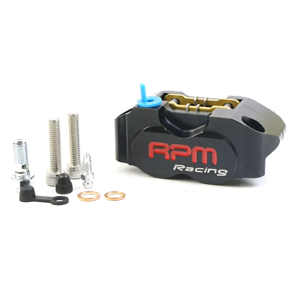 RPM Motorcycle Brake Caliper 4 Piston for Yamaha Aerox Nitro RSZ JOG BWS Zuma Dirt Bike GROM 200mm / 220mm Disc Brake Caliper