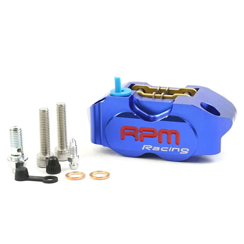 RPM Motorcycle Brake Caliper 4 Piston for Yamaha Aerox Nitro RSZ JOG BWS Zuma Dirt Bike GROM 200mm / 220mm Disc Brake Caliper