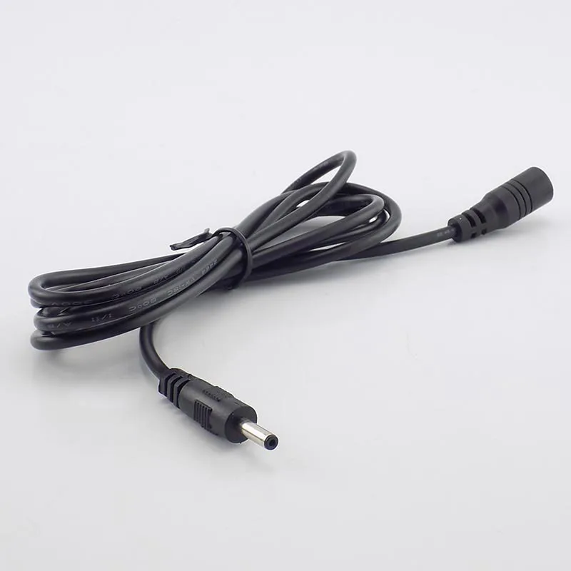 1/3/5M DC Male Female 5V 12V 24V Power Supply Cable Extension Cord Adapter 3.5mmx1.35mm Connector for CCTV Security Camera