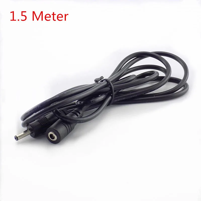 1/3/5M DC Male Female 5V 12V 24V Power Supply Cable Extension Cord Adapter 3.5mmx1.35mm Connector for CCTV Security Camera
