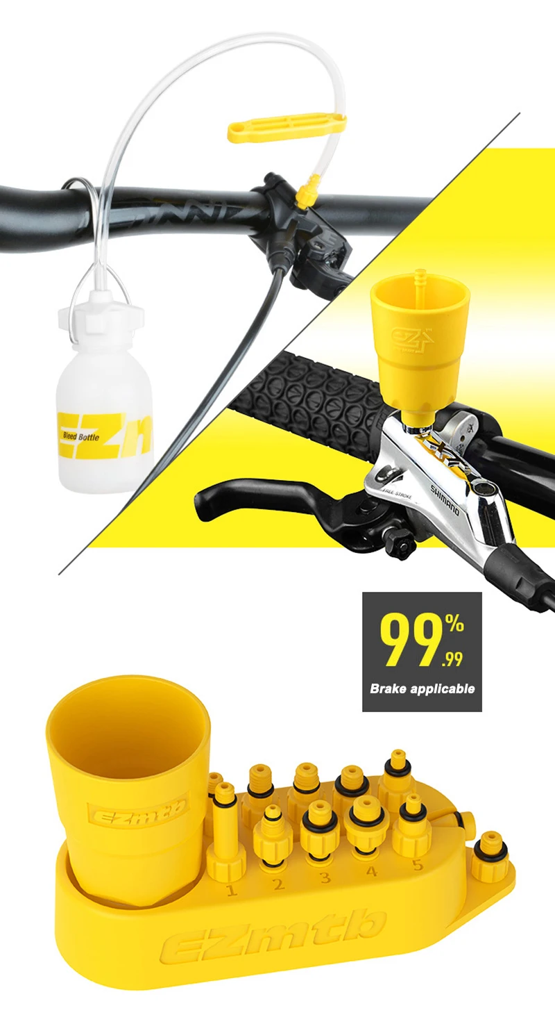 Bicycle Hydraulic Disc Brake Oil Bleed Kit Tools Ezmtb 2022 PRO For SHIMANO, SRAM, Avid, MAGURA 2021 Road MTB Bike Repair Tool