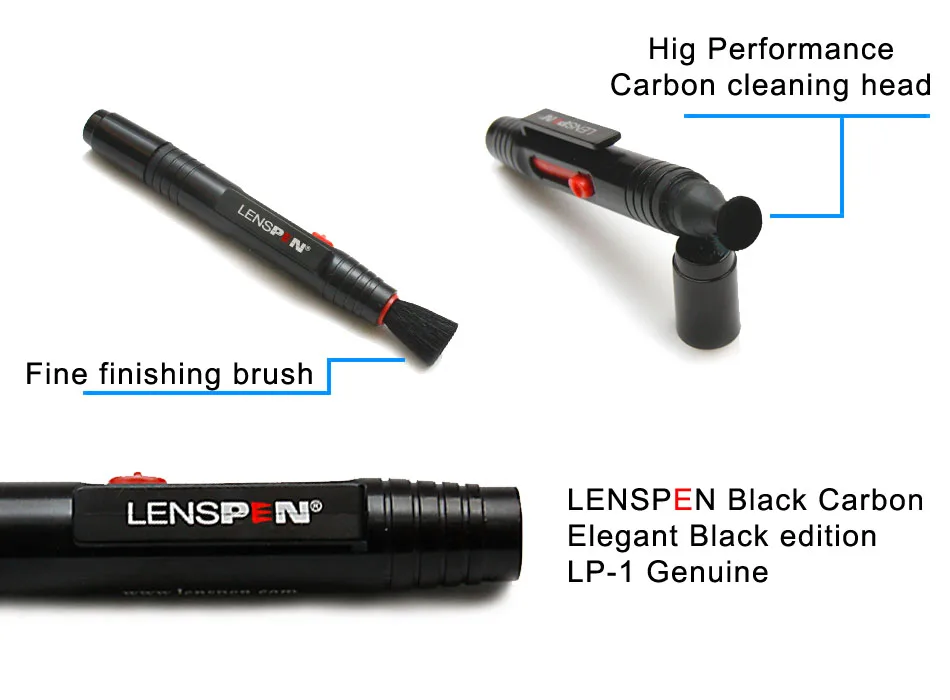 K&F Concept Lens Cleaning Pen with Retractable Soft Brush for DSLR Cameras and Sensitive Electronics Optics Cleaning Tool