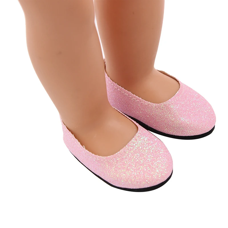 7cm Cheap Simple Doll Shoes Clothes Handmade Boots For 18 Inch American&43Cm Baby New Born Doll Accessories For OG Girl Toy Gift
