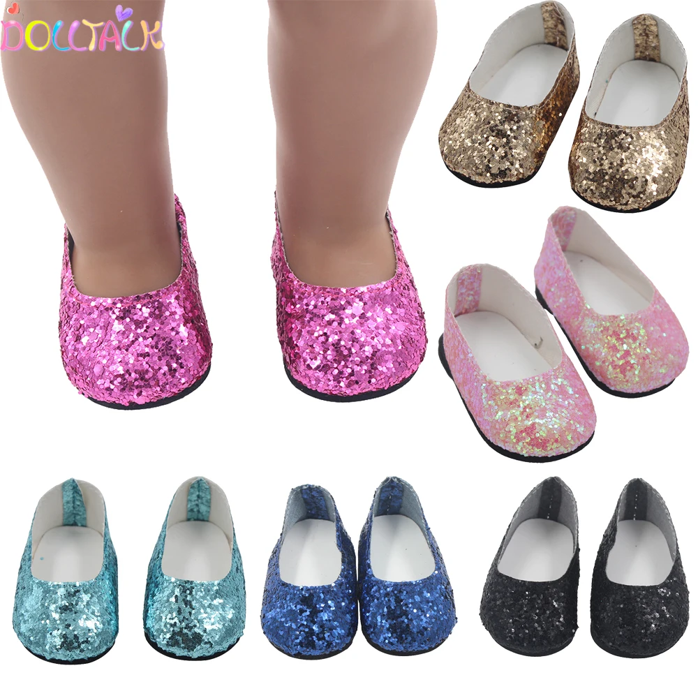 7cm Cheap Simple Doll Shoes Clothes Handmade Boots For 18 Inch American&43Cm Baby New Born Doll Accessories For OG Girl Toy Gift