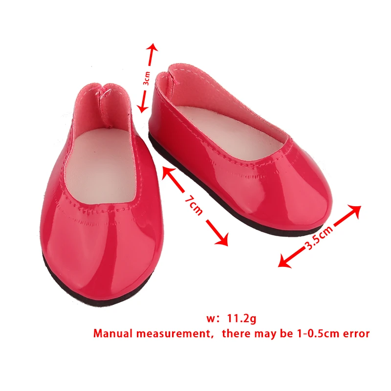 7cm Cheap Simple Doll Shoes Clothes Handmade Boots For 18 Inch American&43Cm Baby New Born Doll Accessories For OG Girl Toy Gift