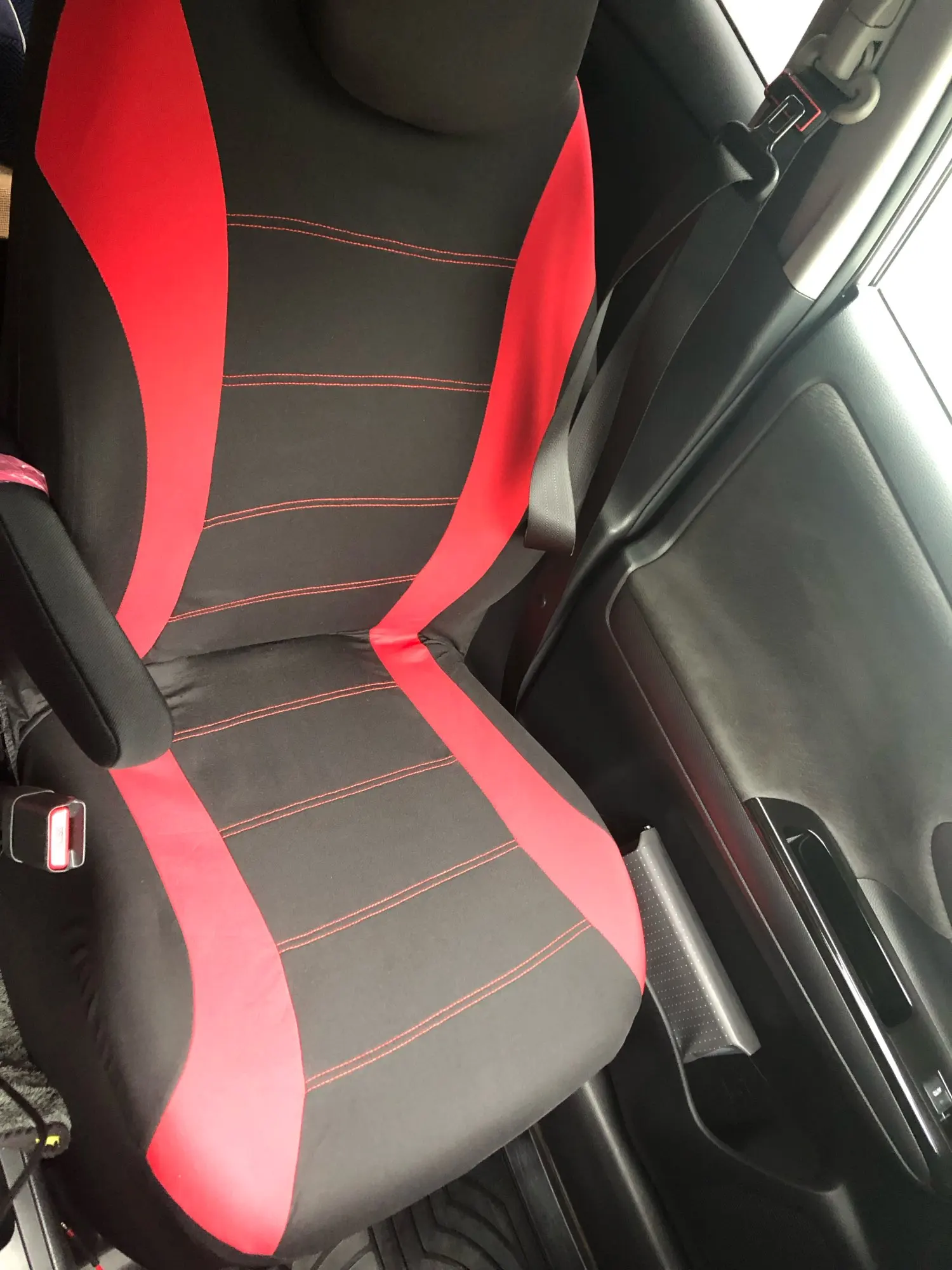 Auto Parts Car Seat Cover Polyester Fabric 2/4/9 Piece Set Four Season Universal Front/Rear Car Seat Cushion