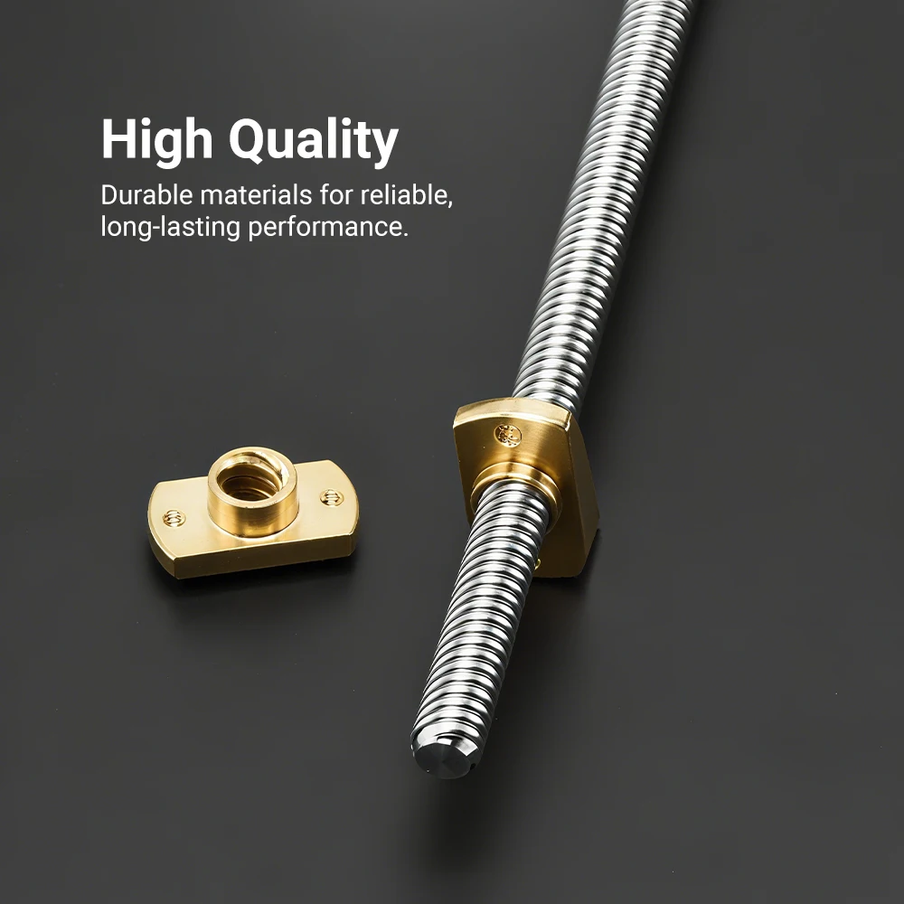 T8*8 Ender 3 Lead Screw Z axis Rod +Brass Nuts Lead 8MM 365/399/400MM for Ender-3 Ender-3 V2 Ender 6 CR-10S CR-10 V2 CR-6 SE I3