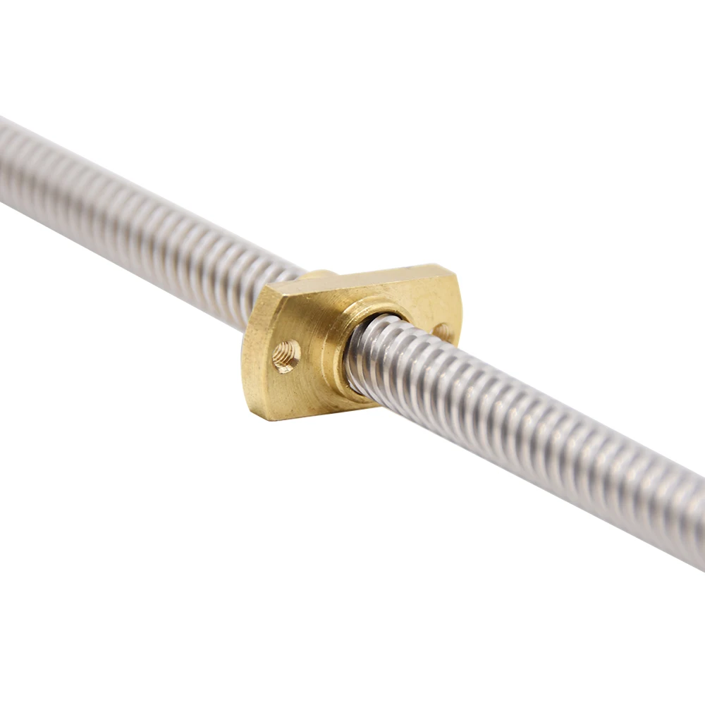 T8*8 Ender 3 Lead Screw Z axis Rod +Brass Nuts Lead 8MM 365/399/400MM for Ender-3 Ender-3 V2 Ender 6 CR-10S CR-10 V2 CR-6 SE I3