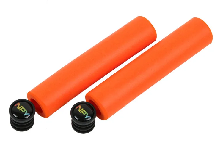 NPY Mountain Bike Handlebar Cover Pure Silicone Rubber High Density Ultra Light Waterproof And Anti-Skid Bicycle Grip Parts