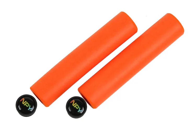 NPY Mountain Bike Handlebar Cover Pure Silicone Rubber High Density Ultra Light Waterproof And Anti-Skid Bicycle Grip Parts