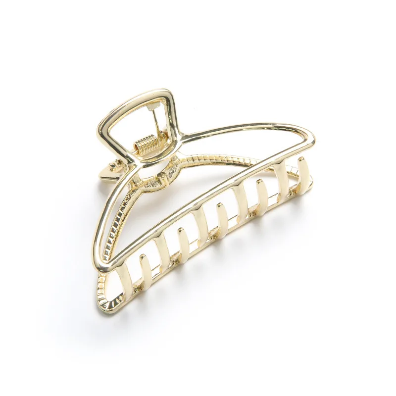 New Geometry Metal Hollow Hair Claw for Women Girls Hair Claw Vintage Hairpin Headband Crab Hair Clip Fashion Hair Accessories