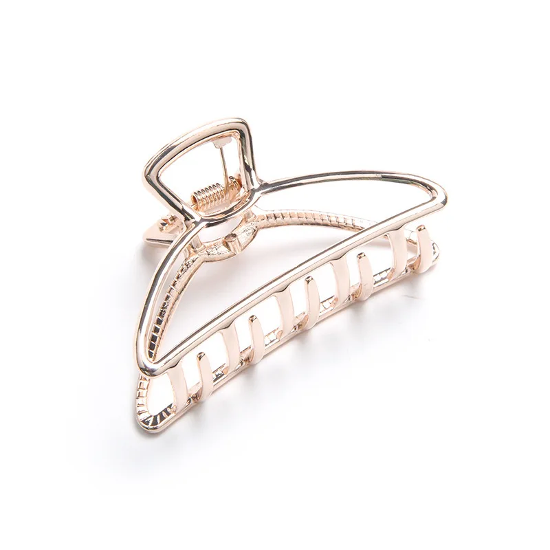 New Geometry Metal Hollow Hair Claw for Women Girls Hair Claw Vintage Hairpin Headband Crab Hair Clip Fashion Hair Accessories