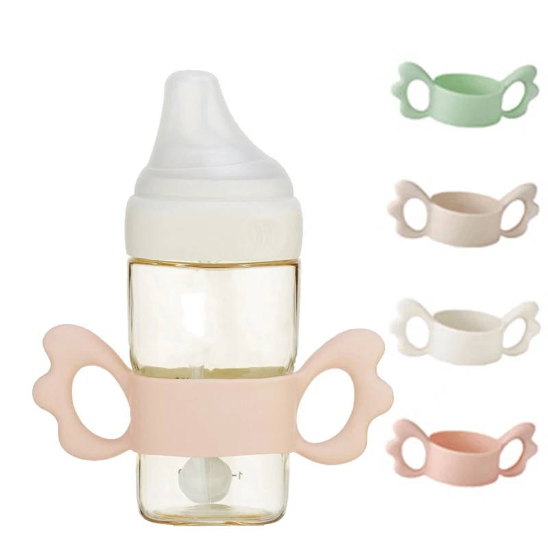 Newborn Bottle Grip Handle Infants Wide Caliber Milk Bottle Hand Shank for Hegen Baby Feeding Bottle Accessories Dropshipping