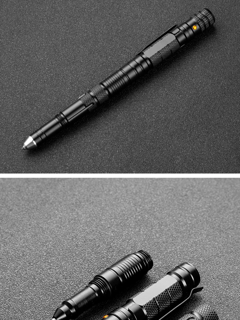 Multi Function Tactical Pen Emergency Flashlight Screwdriver Bottle Opener Window Breaker Outdoor Survival Self Rescue EDC Tool