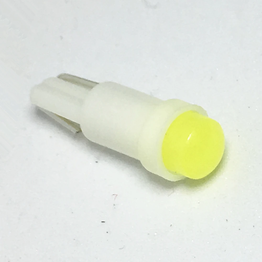 10PCS T5 LED Lights W1.2W W3W LED Car Interior Light Auto Side Wedge Dashboard Gauge Instrument Lamp Bulb 4014 LED Super Bright