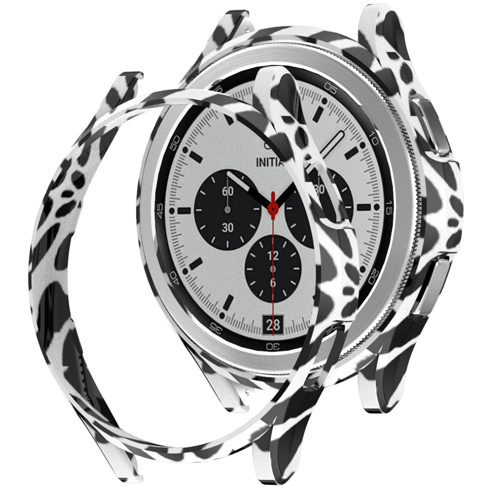 Watch Cover for Samsung Galaxy Watch 4 Classic 42mm 46mm PC Case All-Around Protective Bumper Shell for Watch 6 Classic 43 47mm