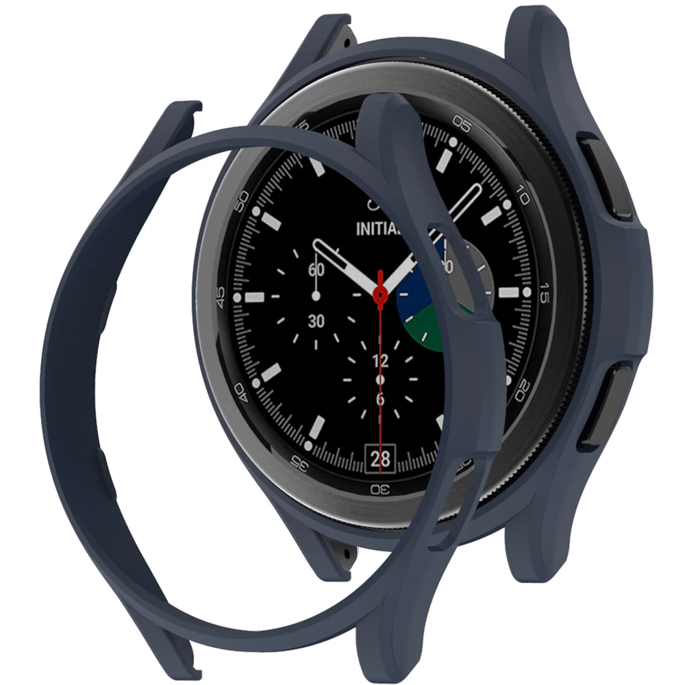 Watch Cover for Samsung Galaxy Watch 4 Classic 42mm 46mm PC Case All-Around Protective Bumper Shell for Watch 6 Classic 43 47mm