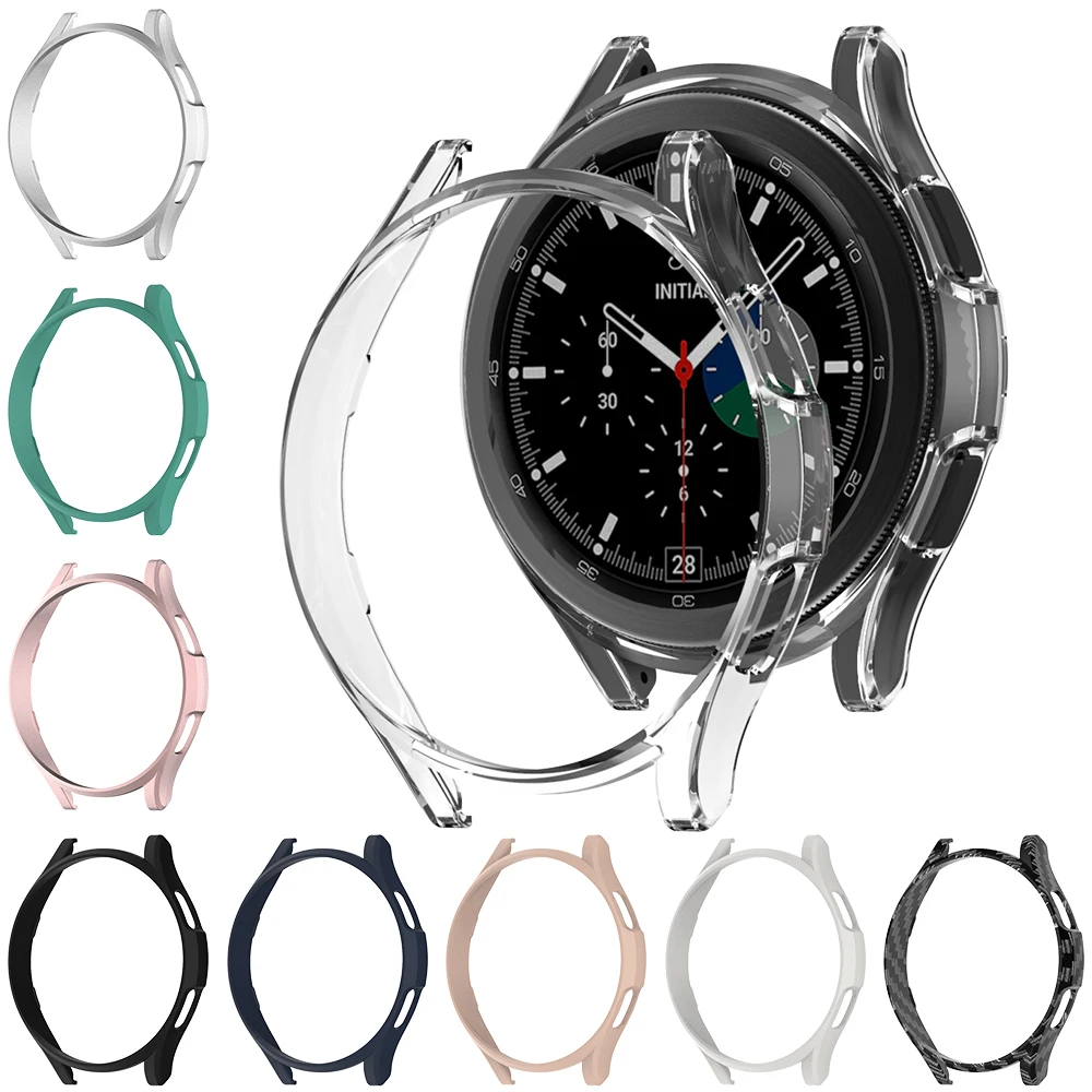 Watch Cover for Samsung Galaxy Watch 4 Classic 42mm 46mm PC Case All-Around Protective Bumper Shell for Watch 6 Classic 43 47mm