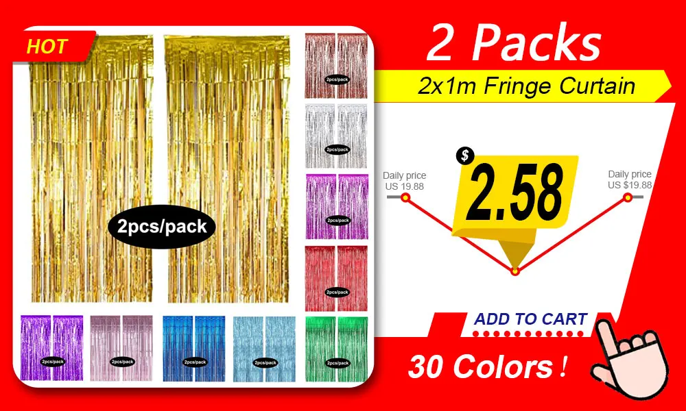 2 Pack Party Glitter Curtain Backdrop Decorations Silver Rose Gold Laser Party Curtain for Birthday Wedding Party Background