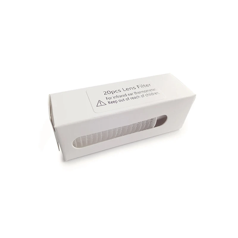 20 Pcs Ear Thermometer Cover Lens Filters Probe Cover Caps For Braun Thermoscan 7.6*3*2.8mm