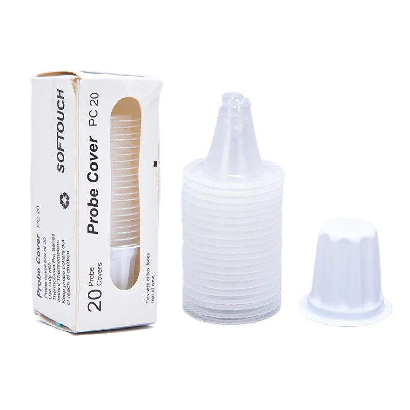 20 Pcs Ear Thermometer Cover Lens Filters Probe Cover Caps For Braun Thermoscan 7.6*3*2.8mm