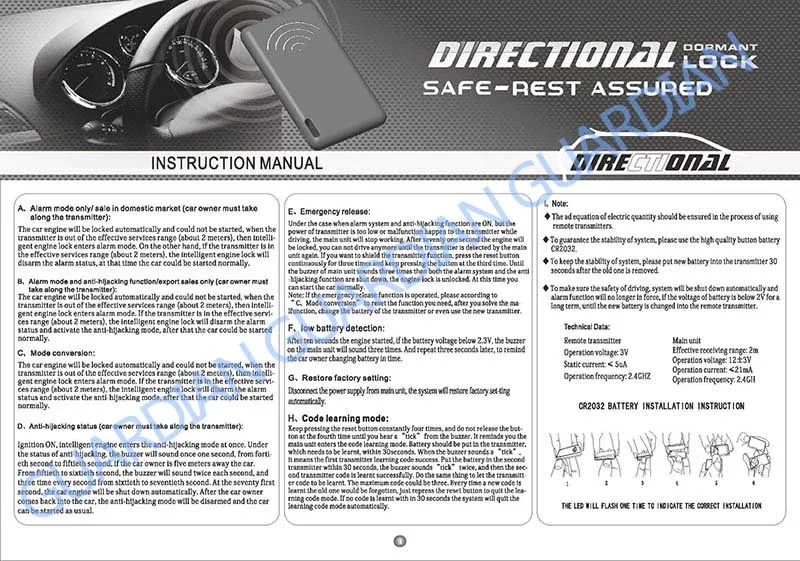 2.4GHz RFID Portable Immobilizer Wireless Engine Automatic Lock Car Alarm System Anti-Hijacking Circuit Cut Off Device Smart Key