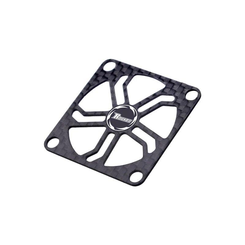Rocket Carbon Cooling Fan Cover 40x40MM 30x30MM RC Motor / Electric Regulating Fan Protection Cover