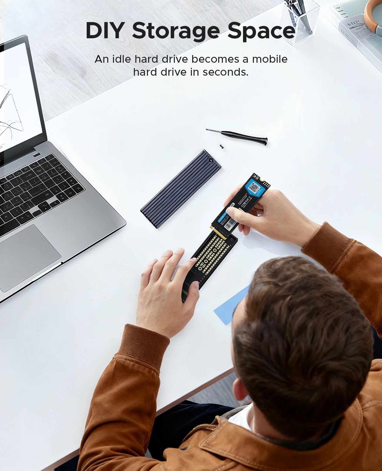 ORICO M2 SSD Case NVMe USB Type C Gen2 10Gbps PCIe SSD Case M2 SATA NGFF 5Gbps M.2 NVME Enclosure Disk Box M.2 SSD Case