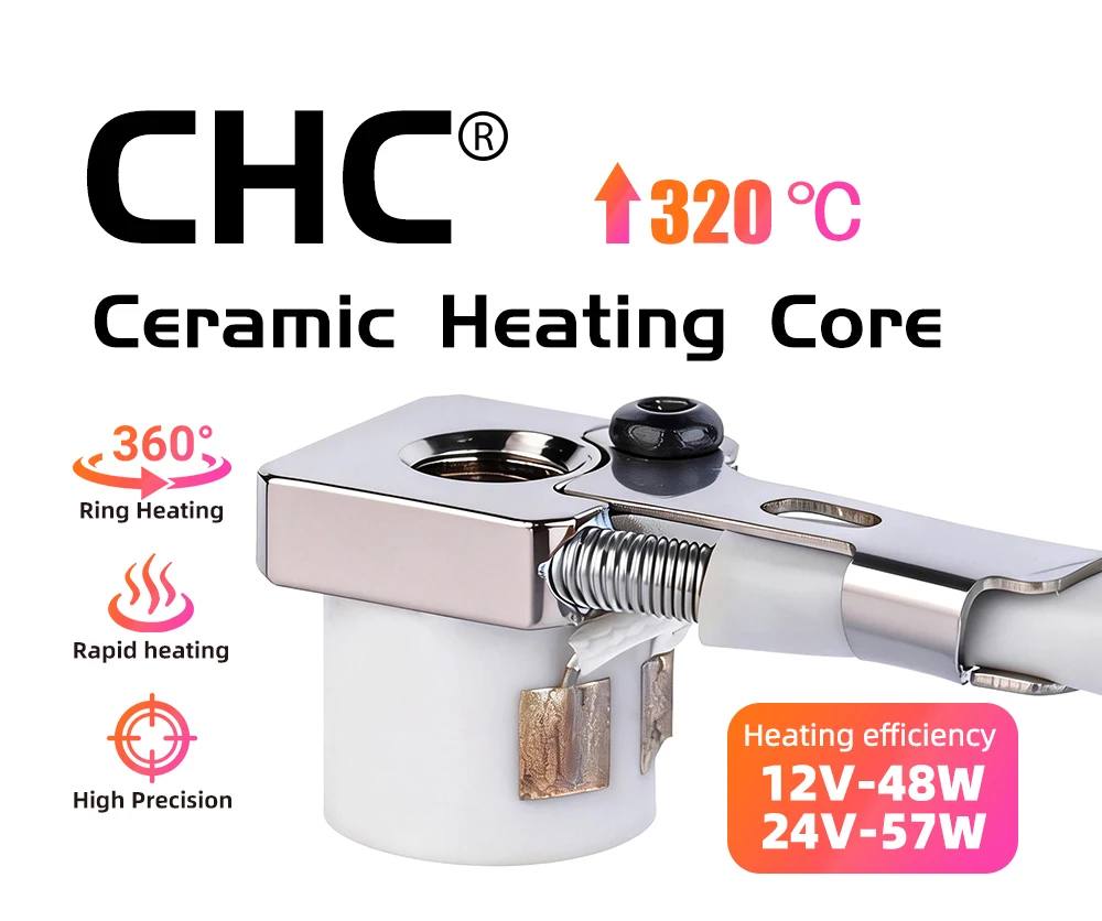 RS TriangleLab CHC® KIT Ceramic Heating Core Quick Heating Mini for Ender 3 V6 Hotend CR10 CR-10 CR-6 SE MK3S 3D Printer Hotend