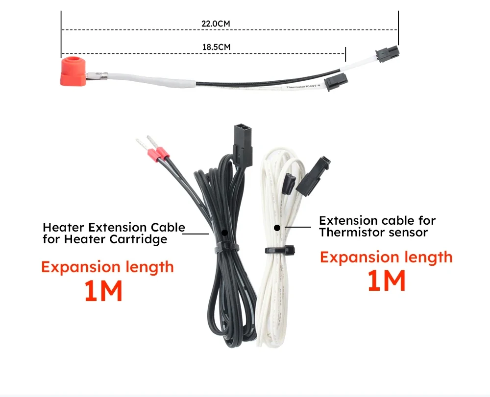 RS TriangleLab CHC® KIT Ceramic Heating Core Quick Heating Mini for Ender 3 V6 Hotend CR10 CR-10 CR-6 SE MK3S 3D Printer Hotend
