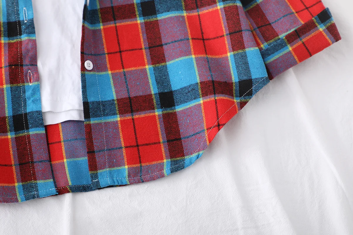 Brand Casual Women's Plaid Shirt 2025 Autumn New Boutique Ladies Loose Blouse and Tops Female Long Sleeve Blouses Clothes