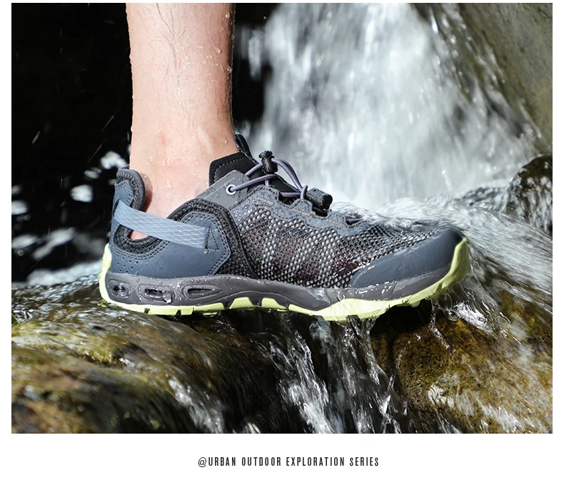 HUMTTO Brand Hiking Boots for Men Sneakers New Summer Trekking Sandals Male Breathable Outdoor Walking Climbing Water Shoes Mens