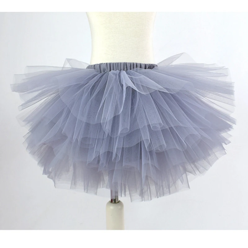 Fashion Girls Tutu Super Fluffy 6 Layers Petticoat Princess Ballet Dance Tutu Skirt Kids Cake Skirt Chritsmas Children Clothes