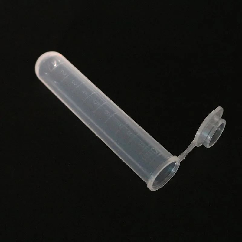 10pc 2/4/5 / 10ML Laboratory Supplies Sample Transparent Micro Plastic Centrifuge Tube Test Tube Snap Laboratory Container PE