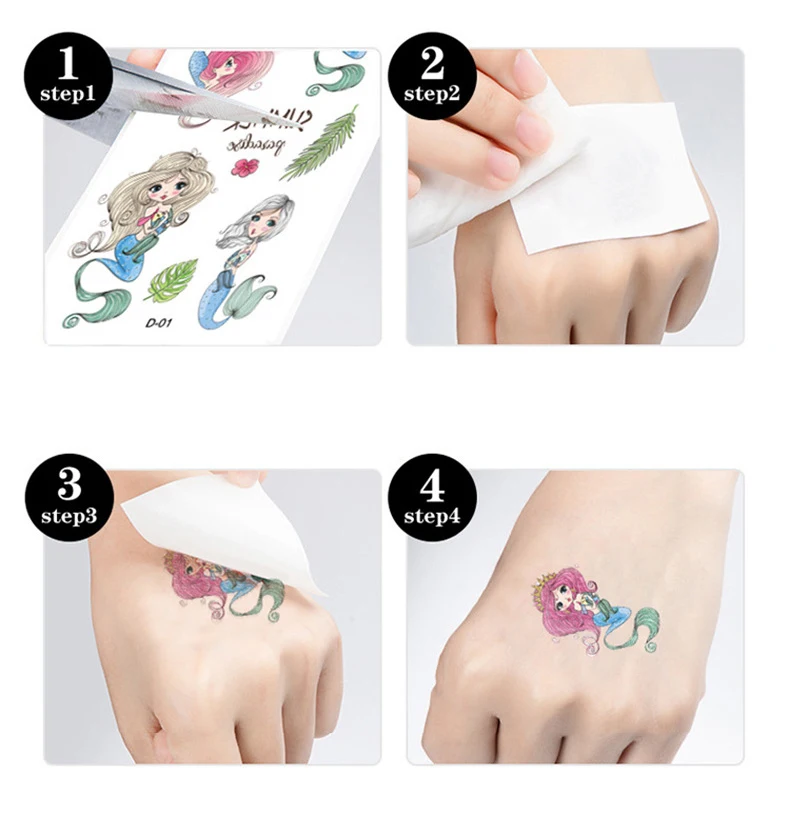 10 Sheets/Set Animal Dinosaur Space Watch Children's Tattoo Stickers Face Arm Body Waterproof Temporary Tattoo for Kids Gift