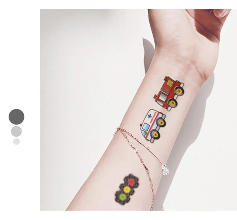 10 Sheets/Set Animal Dinosaur Space Watch Children's Tattoo Stickers Face Arm Body Waterproof Temporary Tattoo for Kids Gift