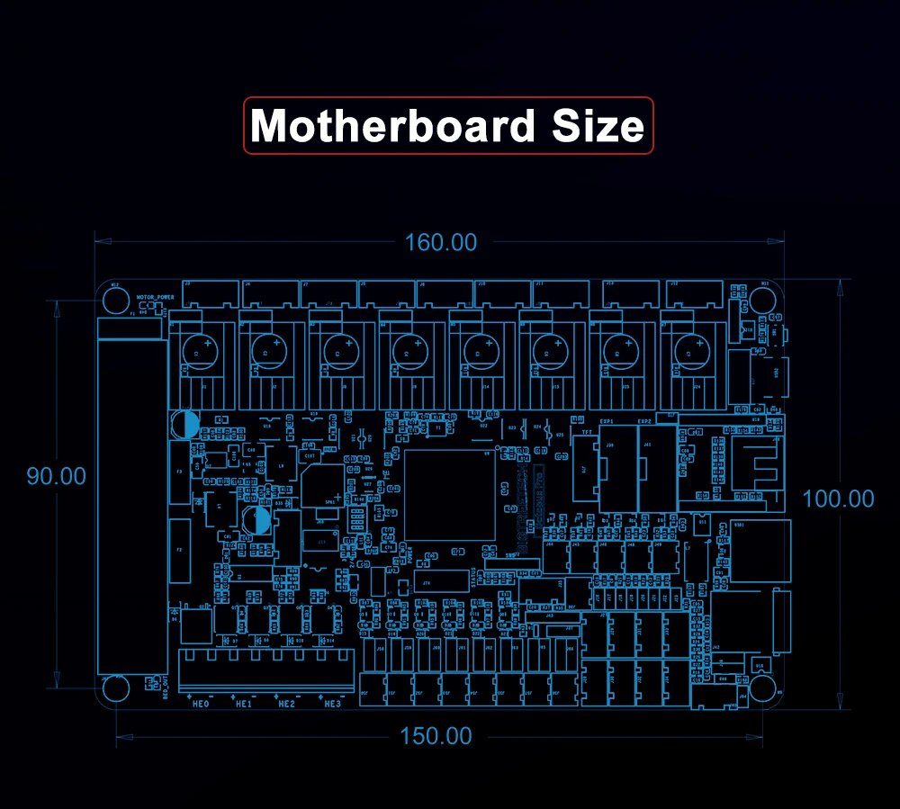 BIGTREETECH Octopus Pro V1.0/1 BTT Motherboard Klipper 3D Printer Accessories TMC2209 TMC5160 Pro Ender 3 Upgard Voron 2.4 Board
