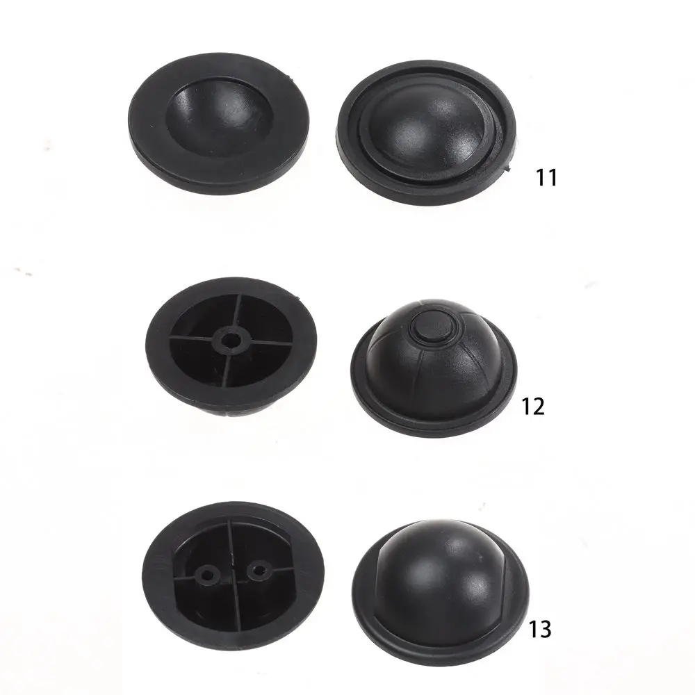 10pcs New 13 Styles DIY Craft Black Bag Replacement Luggage Feet Pads Suitcase Stand Feet Plastic Stud